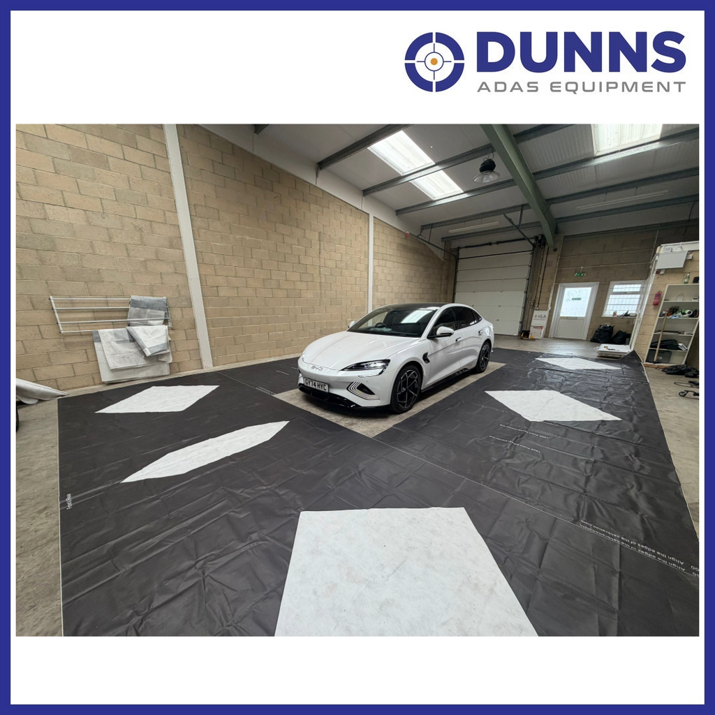 BYD 360 camera calibration mats, 4 piece lightweight 