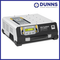 GYS BSU GYSFLASH 121.12 CNT FV 120A connected battery support unit front view showing LCD display, mode selector, carry handle and GYS branding