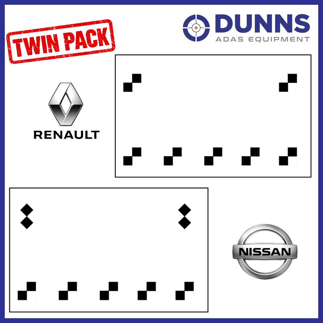 Universal Nissan & Renault 360 Calibration Mats Twin Pack