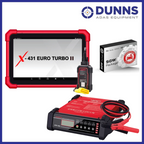 Launch X-431 Euro Turbo II + PFP-150 Battery Support Unit Bundle + 12m SGW